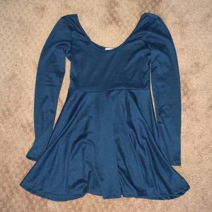 Small Dark Blue Babydoll top